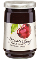 Meisterland Schwarzkirsch-Konfitüre Extra