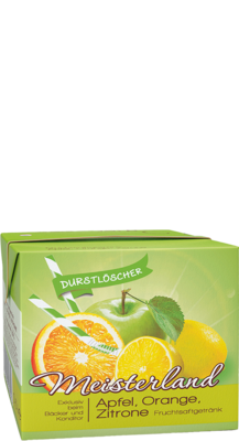 Meisterland Durstlöscher Apfel-Orange-Zitrone, Tetra Pak